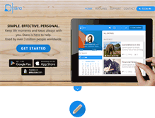 Tablet Screenshot of diaroapp.com
